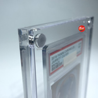 SHP UV Protection Acrylique Sports Graded Card Slab BGS CGC SGC Vitrine Avec Carte Magnétique Pokemon Graded