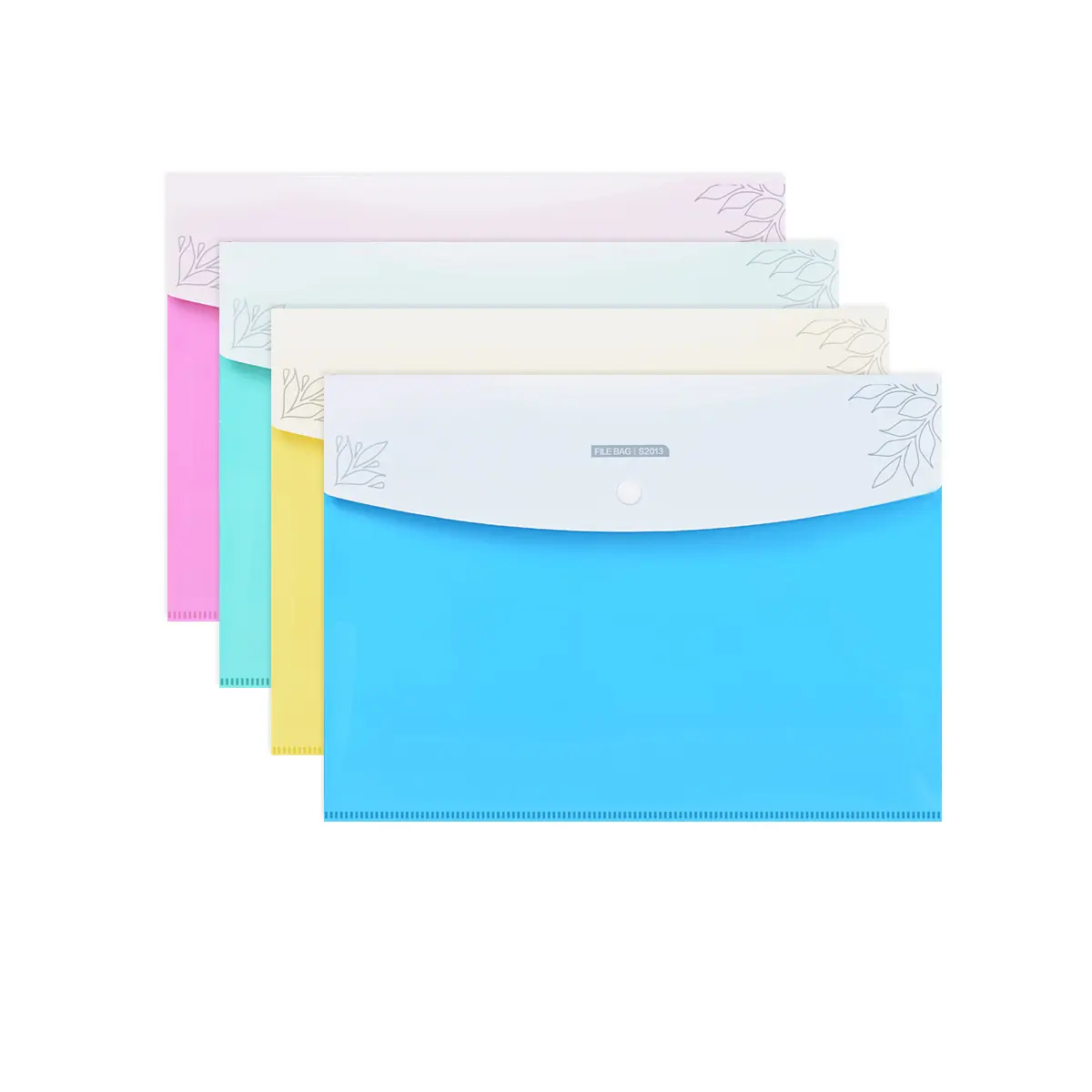 Envelopes de plástico de dupla camada, envelopes poli, saco de arquivo, pastas de documentos, pastas de arquivo
