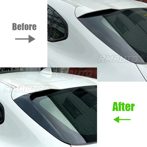 1 Par de Alerones Laterales Negros Brillantes para Ventana Trasera de BMW X4 G02 2019 2020 2021 2022, Espejo Retrovisor Trasero - Product Image 4