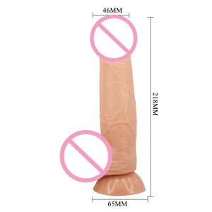 Gode réaliste vibrateur jouets sexuels pour adultes pour femme gros pénis bite vagin Masturbation féminine - Product Image 6