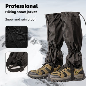 Guêtres de randonnée imperméables en polyester réglables avec sac de transport pour la randonnée, la boue, le sable, la neige, la chasse, l'alpinisme, la raquette à neige - Product Image 4