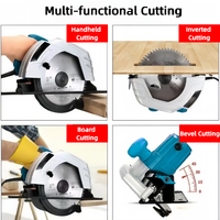 Scie circulaire électrique multifonctionnelle portable sans fil, outil de coupe industriel et de bricolage pour le bois, le métal, le marbre et la pierre