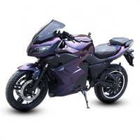 Dernière conception personnalisable marque rouge bleu 2000W 3000W Heavy Duty Classic Electric Motorcycles