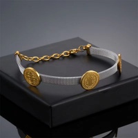 Bijoux religieux chrétiens réglable en acier inoxydable Saint Benoît Bracelet Médaille Charme Chapelet Catholique San Benito Bracelet