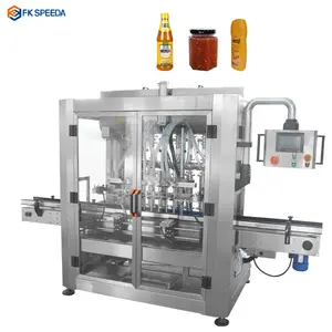 FK-SPEEDA Automatic mobile tracking type soy sauce quantitative filling machine automatic filling machine ltd
