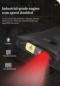 GENZO 6 pouces téléphone industriel usine pda <span class=keywords><strong>scanner</strong></span> Handheld Industrial Rugged NFC jepower pda wearable pda - Product Image 5