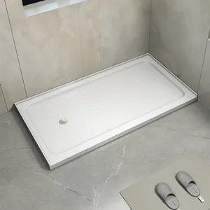 מקלחת מגשי אקריליק מקלחת בסיס pvc תמיכה מכירת עמיד באמצעות מכירה צלב סגנון גרפי מודרני טכני אמבטיה מלון שנה