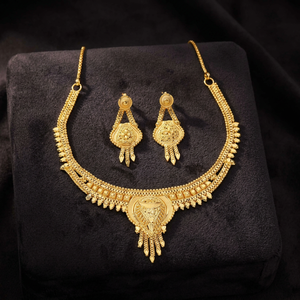 Traditional Micro Gold Plated <b>Copper</b> & Brass Necklaces Special Occasion Wedding Traditional Jewelry Gift Women Chapados En Oro - Product Image 1