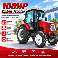 Tracteur agricole de haute qualité 100cv 120cv 140cv, tracteur à roues 4x4 haute puissance avec engrenages de qualité, économique, en état d'occasion