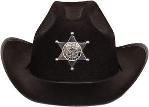 <span class=keywords><strong>หมวก</strong></span>ปาร์ตี้ตลกสำหรับเด็ก<span class=keywords><strong>หมวก</strong></span>คาวบอยสีดำนายอำเภอชุดเดรสสำหรับงานปาร์ตี้ - Product Image 2