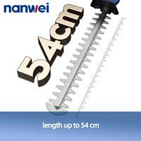 Prix usine outils de jardin longueur de coupe de 540mm taille-haie sans fil tondeuse à gazon sans brosse