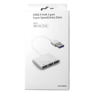 Hub USB 2.0 <span class=keywords><strong>de</strong></span> 3 Puertos, 480 Mbps, Plug and Play, Adaptador USB para Laptop, MacBook, <span class=keywords><strong>Windows</strong></span>, PC <span class=keywords><strong>de</strong></span> Escritorio, Expansión <span class=keywords><strong>de</strong></span> Computadora - Product Image 5