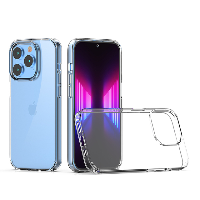 Shockproof Anti Scratch Clear Phone Cases for iPhone 16 Pro Max 15 14 13 for Samsung S24 Ultra S24 S23FE Hard Acrylic TPU case