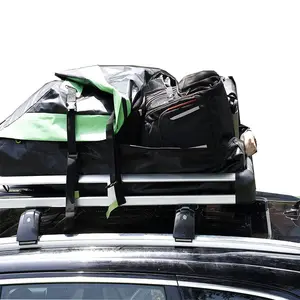 OEM 사용자 정의 로고 헤비 듀티 PVC 방수 자동차 옥상화물 캐리어 가방 내구성 여행 자동차 지붕 보관 가방