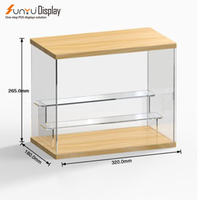 Étagère de rangement pour articles avec design multicouche personnalisé, présentoir en acrylique pour poupées jouets, boîte de présentation en plexiglas