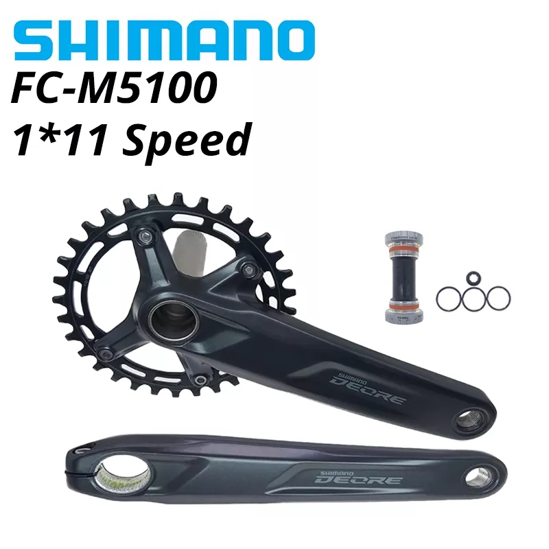 SHIMANO DEORE FC M5100 Crankset - 1x11-Speed 32T