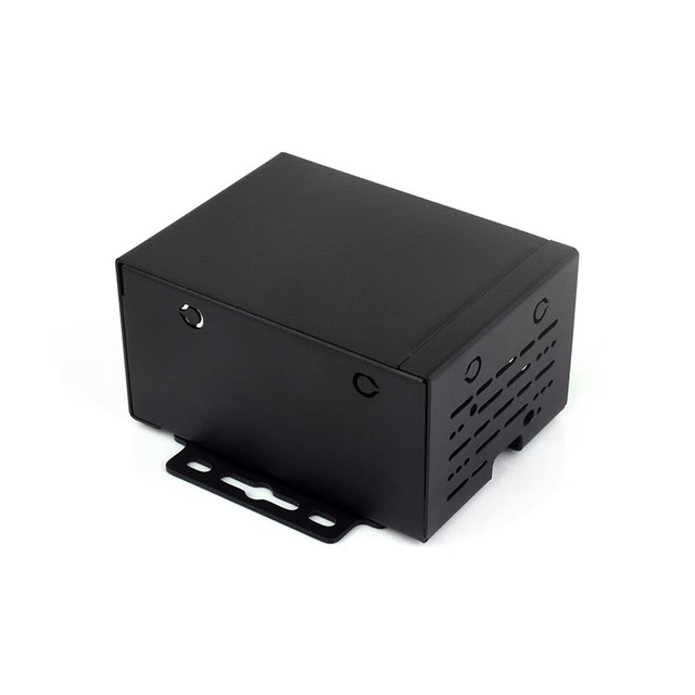 Factory Custom Logo Wall Mounted Aluminum Metal Industrial Case All in One for Raspberry Pi 5  with Expansion Board
