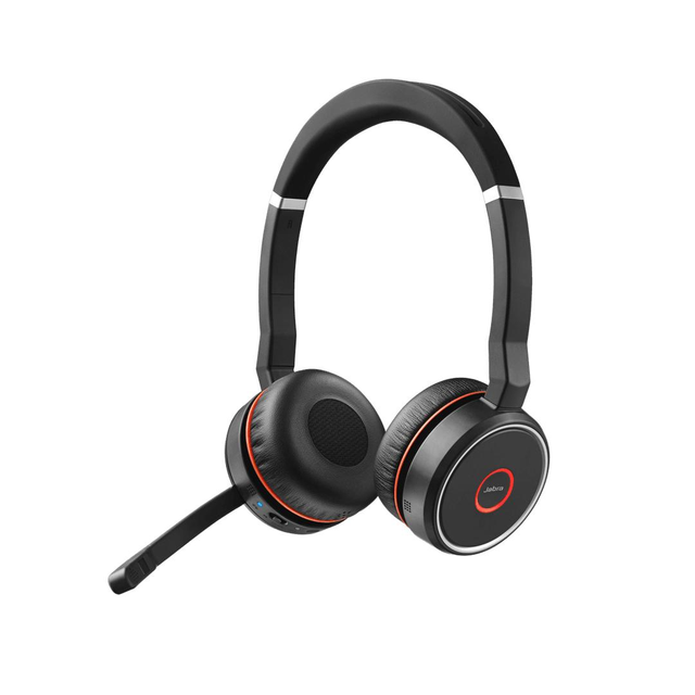 Evolve 75 SE UC Over-Ear Stereo Headset Dual Connect 18H Talk Time ANC up to 30m for Business Meetings