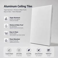 Panneau de plafond en aluminium, panneau composite ignifuge en nid d'abeille, revêtement imperméable pour mur de bureau