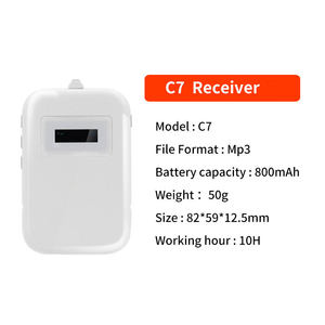Système de guide touristique sans fil automatique à piles au lithium, appareil audio guide portable pour musée - Vente chaude - Product Image 2