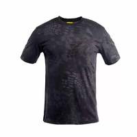 T-shirt d'entraînement d'extérieur pour homme, camouflage, manches courtes, respirant, polyester/coton, été, nouveau, sport, tactique, absorbant la transpiration