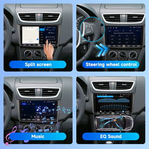 Autoradio Hikity 9 ''4 + 64G Android pour <span class=keywords><strong>Suzuki</strong></span> <span class=keywords><strong>Swift</strong></span> 2012 2 Din Autoradio sans fil <span class=keywords><strong>CarPlay</strong></span>/Android Auto GPS WIFI Piano Key - Product Image 4