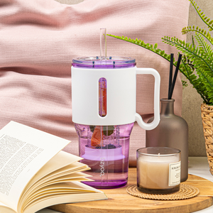 Wholesale 35Oz Amethyst Reusable <b>Plastic</b> Tumbler High Quality Coffee <b>Drinkware</b> - Product Image 4