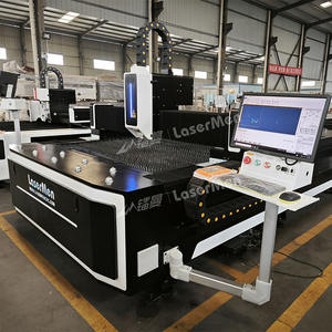 Machine de découpe laser à fibre LaserMen LM-1530AF 1500*3000mm CNC à table unique Raycus Max pour la découpe de métaux en acier inoxydable/acier au carbone/aluminium - Product Image 3