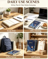 A5 Marken-Notizbücher mit Eigenem Logo Spiralgebundenes Notizbuch Personalisiertes Journal Hardcover-Planer Schreibwaren-Set
