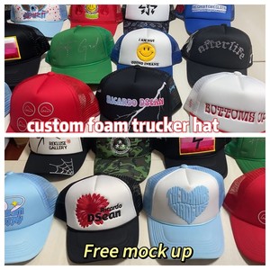 Gorras Trucker Juveniles Lisas de Alta Calidad para Impresión por Transferencia, Gorras Trucker Deportivas Bordadas con Malla para Sublimación - Product Image 3