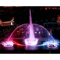 Fuente de Agua con Efecto Mágico de Acero Inoxidable Moderna y Personalizada para Entrada de Centro Comercial, Experiencia de Exportación Optimum Show Rich