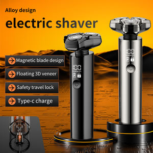 Groothandel Op Maat Gemaakte Heren Scheerapparaat FK-398LCD Display USB Waterdicht Roterend Magnetisch Scheerapparaat Thuis Reizen Heren Elektrisch Scheerapparaat - Product Image 2