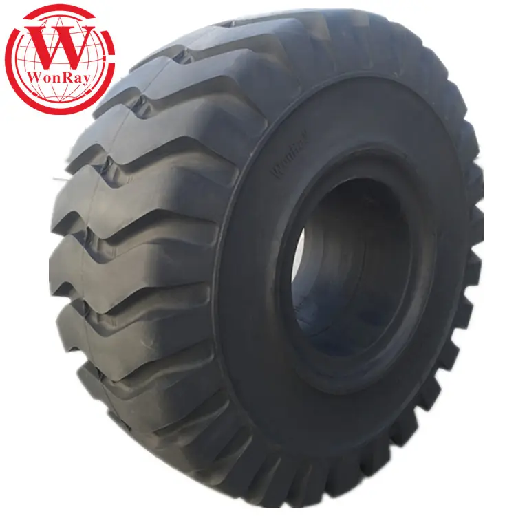 Cheap wheel loader tires, Industrial Solid Wheel Loader Tires 17.5-25 23.5-25 26.5 x 25 for sale