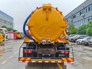 15m³ Dongfeng 4x2 Vacuum Suction Truck, High Suction Capacity Optional Italy Jurop Moro Pump, Hydraulic Unloading, Custom Export - Product Image 6
