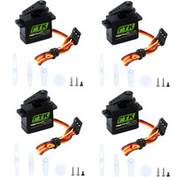 Servomoteur métallique PTK 7465 Plus à couple élevé 9g 180 degrés 7,5 kg pour kit d'assemblage DIY d'aile de papillon bionique