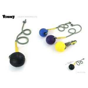 Yommy Pet Ball Toy With <b>Rope</b> 7cm For Dogs Interactive Play - Product Image 1