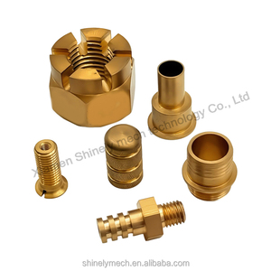 Vis en laiton sur mesure OEM avec pièces tournées filetées, pièces de tournage en laiton et cuivre, pièces de tournage en cuivre usinées - Product Image 2