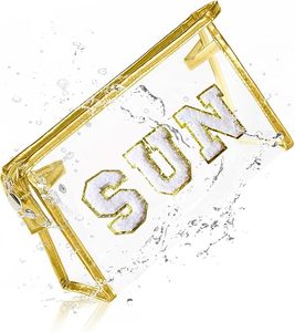 Bolsa de Protección Solar Transparente, Bolsa de Aseo para Maquillaje, Artículos Esenciales para Vacaciones en la Playa para Mujeres y Adolescentes, Canasta de Pascua, Bolsa de Maquillaje con Logotipo Personalizado - Product Image 5
