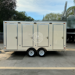 Remorque publique de luxe à usage d'urgence à <span class=keywords><strong>prix</strong></span> d'usine salle de bain toilettes toilettes <span class=keywords><strong>WC</strong></span> remorque de toilette portable mobile à vendre - Product Image 4