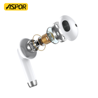 Aspor A608 Bt 5.1 Earphone Olahraga Nirkabel Tws Terlaris Headset Sport Earbuds Headphone Open Ear