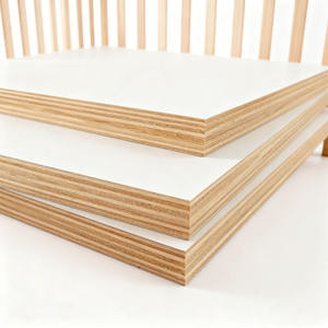Chapa de abedul laminada blanca para madera contrachapada comercial impermeable ecológica de grado E0 para muebles y uso exterior - Product Image 3