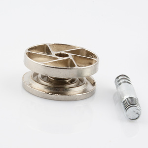 Furniture Assembly Three In One Connector Zinc Alloy Cold Rolled Steel Durable Wardrobe <b>Bed</b> Fastener Eccentric Wheel Screw Nut - Product Image 3