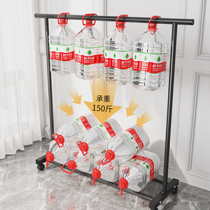 Porte-vêtements mobile de chambre à coucher du sol au plafond avec double poteau pour le rangement et le séchage - Product Image 3