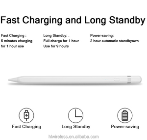 ปากกาสไตลัสดิจิตอลแบบแอคทีฟปากกาสไตลัส<span class=keywords><strong>ด</strong></span>ิจิตอลสำหรับอุปกรณ์แบบ capacitive ทุกประเภทการตรวจจับการปฏิเสธฝ่ามือโลหะรองรับการเอียงใช้ไ<span class=keywords><strong>ด</strong></span>้กับ Apple iPad - Product Image 2