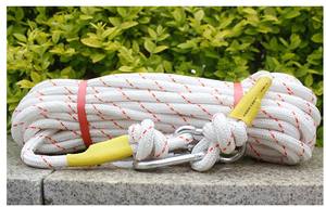 Ensemble de sauvetage extérieur avec corde d'évacuation en acier à double crochet pour la <span class=keywords><strong>protection</strong></span> contre les chutes de catégorie de sauvetage d'urgence - Product Image 2