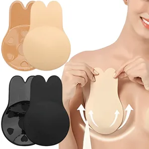 Sujetadores Adhesivos para Mujer, Sujetador Invisible sin Tirantes de Silicona, Cinta Adhesiva Reutilizable para Levantar el Busto, Sujetador Adhesivo para Pezones, Extensores de Sujetador - Product Image 3