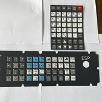 PET/PC Digital Printing Graphic Overlay Smooth Surface Membrane Keypad Switch Sticker for Home Appliance