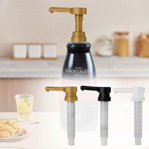 SY Plastic Sauce Dispenser <b>Pump</b> Food Grade Bottle <b>Pump</b> for Restaurant Kitchen Condiment <b>Syrup</b> Container - Product Image 1