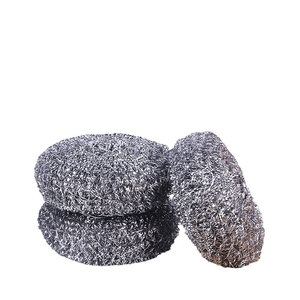 Resistente <span class=keywords><strong>in</strong></span> <span class=keywords><strong>acciaio</strong></span> inossidabile lana Scrubber spugna di qualità Premium cucina tamponi per pulire piatto palla per una pulizia efficiente - Product Image 1