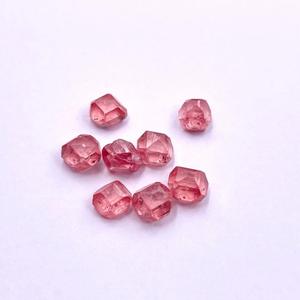 Diamante Sintético en Bruto HPHT de 1-2 Quilates, Color Rojo Granada Rosado, Cultivado en Laboratorio, para Joyería - Product Image 4
